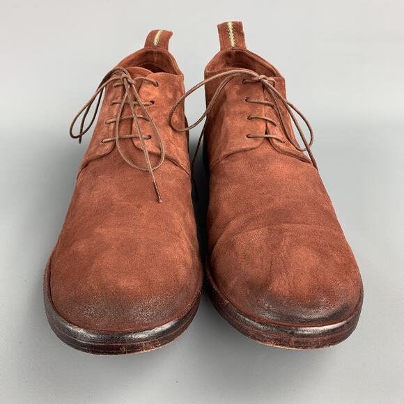 SARTORI GOLD Size 11 Brick Antique Lace Up Boots - Picture 4 of 10